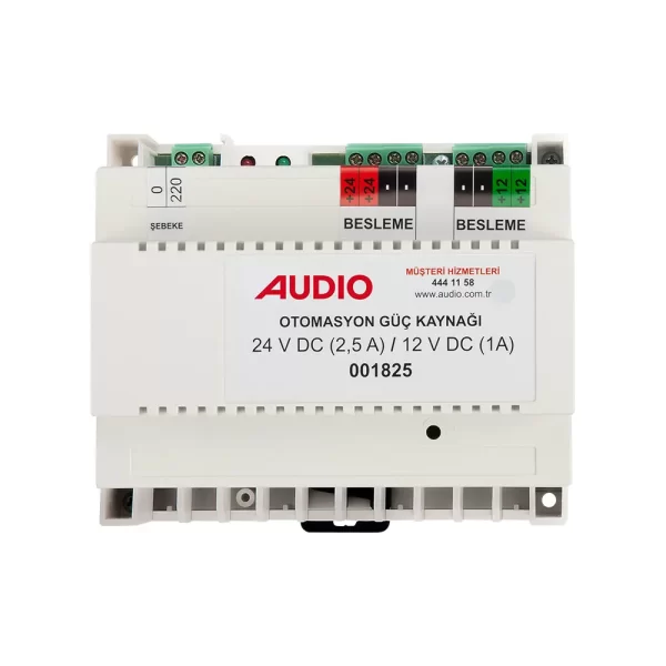001825-KAPAKSIZ AUDİO 001825 Akıllı Ev Güç Kaynağı (24V DC 2,5A / 12V DC 1A)