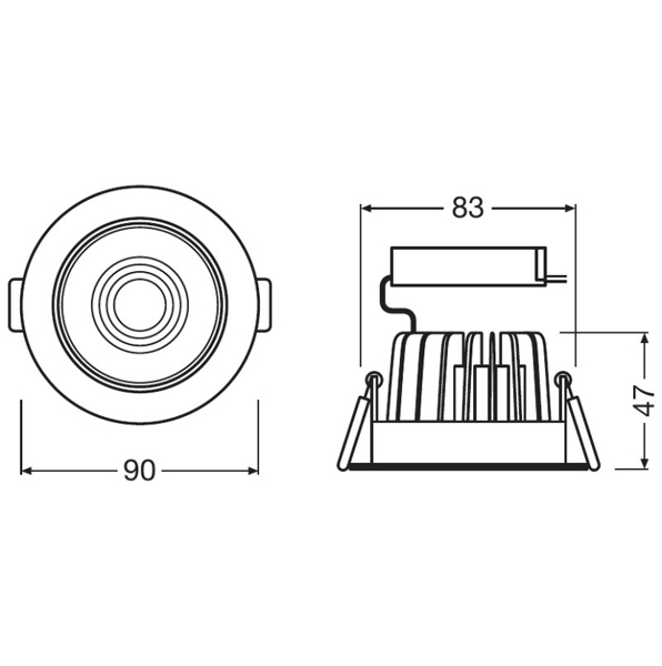 OSRAM - Spot LED ayarlanabilir 8W 3000K 230V IP20 1 OSRAM - Spot LED ayarlanabilir 8W/3000K 230V IP20