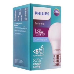 Philips Essential 13W E27 LED Ampul 6500K Beyaz Işık 1 Philips Essential 13W E27 LED Ampul 6500K Beyaz Işık