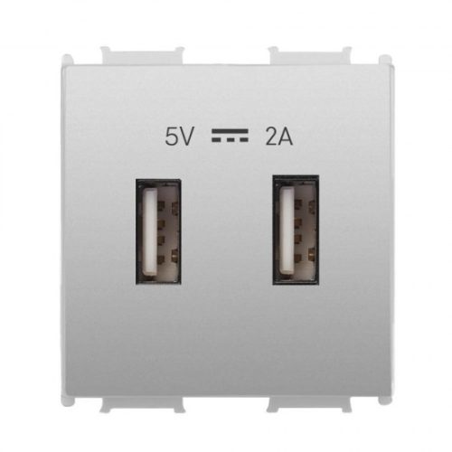 Viko Panasonic Thea Modüler Metalik Beyaz 2M USB Priz Mekanizma + Düğme Kapak Viko Panasonic Thea Modüler Metalik Beyaz 2M USB Priz Mekanizma + Düğme/Kapak WVTT22314MW-TR