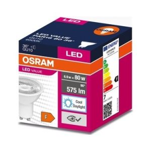 osram 6,9w 6500kk Osram LED Value PAR16 6.9W GU10 LED Ampul 6500K