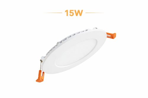 www.ozgurenerjielektrik.com.15wsapanel Fuji Led 15 Watt 6500K Sıva Altı Panel Led Spot Siyah Kasa (Yuvarlak Model)