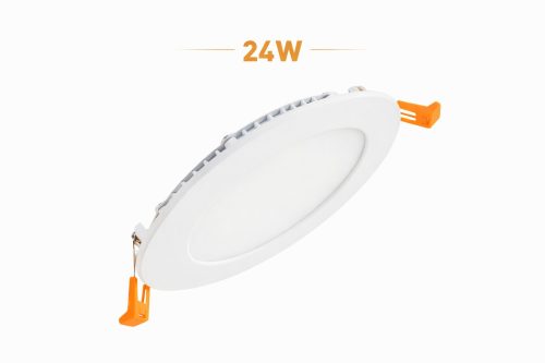 www.ozgurenerjielektrik.com.24wsapanel Fuji Led 24 Watt 6500K Sıva Altı Panel Led Spot Siyah Kasa (Yuvarlak Model)