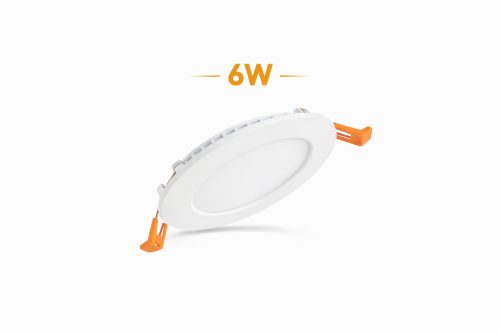 www.ozgurenerjielektrik.com.6wsapanelbeyaz Fuji Led 6 Watt 6500K Sıva Altı Panel Led Spot Beyaz Kasa (Yuvarlak Model)
