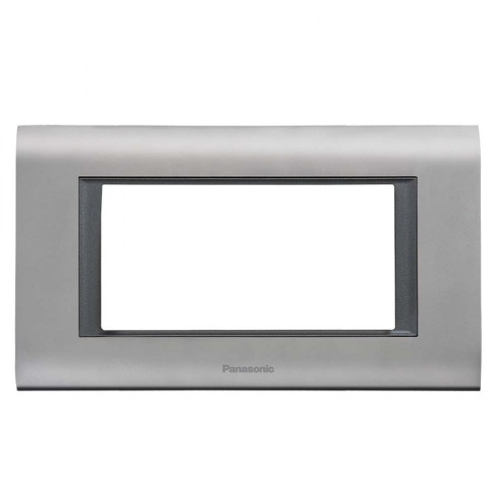 Viko Panasonic Thea Sistema Chrome Matt + Füme 4M Çerçeve WVTF18445KD-TR Viko Panasonic Thea Sistema Chrome Matt + Füme 4M Çerçeve WVTF18445KD-TR