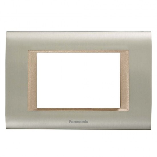 Viko Panasonic Thea Sistema Inox Matt + Dore 3M Çerçeve WVTF18435IM-TR Viko Panasonic Thea Sistema Inox Matt + Dore 3M Çerçeve WVTF18435IM-TR
