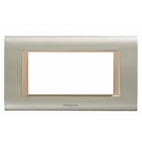 Viko Panasonic Thea Sistema Inox Matt + Dore 4M Çerçeve WVTF18445IM-TR Viko Panasonic Thea Sistema Inox Matt + Dore 4M Çerçeve WVTF18445IM-TR