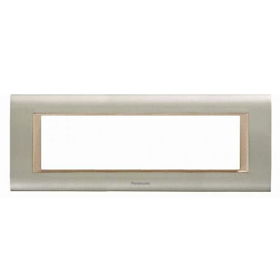 Viko Panasonic Thea Sistema Inox Matt + Dore 7M Çerçeve WVTF18475IM-TR Viko Panasonic Thea Sistema Inox Matt + Dore 7M Çerçeve WVTF18475IM-TR