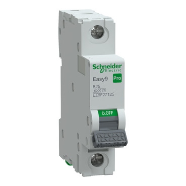 www.ozgurenerjielektrik.com-SCHNEIDER ELECTRIC EZ9F27125 EASY9 PRO 1P 25A B TİPİ 6KA 230V ANAHTARLI OTOMATİK SİGORTA SCHNEIDER ELECTRIC EZ9F27125 EASY9 PRO 1P 25A B TİPİ 6KA 230V ANAHTARLI OTOMATİK SİGORTA