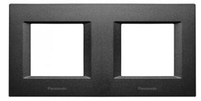 Viko Thea Panasonic Optima Siyah 2x2M Çerçeve WVTF08481BL-TR