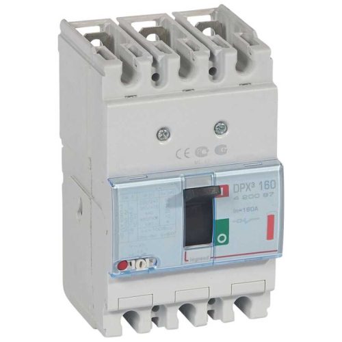 LEGRAND DPX3 160 3P 160A 36KA KOMPAKT ŞALTER 3245064200875 Legrand DPX3 160 3P 160A 36kA Kompakt Şalter 3245064200875