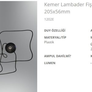 Özcan 1202E Kemer Lambader Fişi Driverlı 100W 205x56mm Manyetik Ray Güç Besleme Seti Özcan 1202E Kemer Lambader Fişi Driverlı 100W 205x56mm Manyetik Ray Güç Besleme Seti
