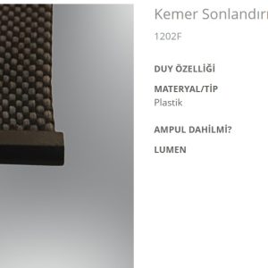 Özcan 1202F Kemer Sonlandırma Aparatı Magnetic Ray Aksesuarı Özcan 1202F Kemer Sonlandırma Aparatı Manyetik Ray Sistem Sonlandırıcı Aksesuar