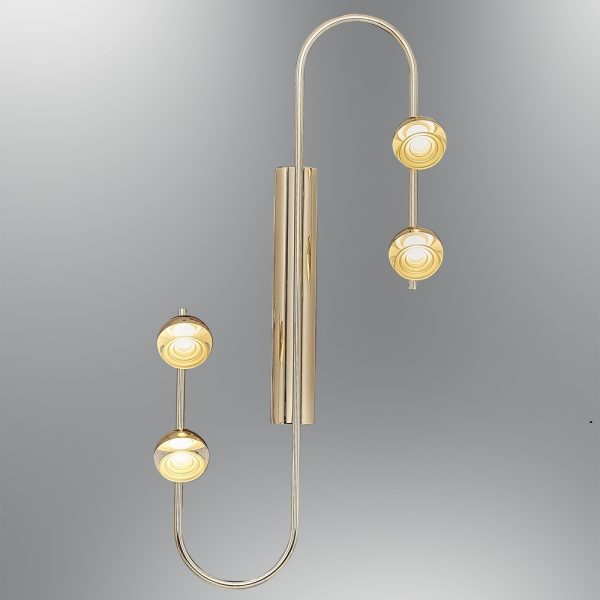 Özcan 2843-APL_03 Aster Aplik 12W 3000K Gold Gövde 1200 Lümen Özcan 2843-APL_03 Aster Aplik 12W 3000K Gold Gövde 1200 Lümen