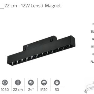 WhatsApp Image 2026-05-06 at 12.53.03 Forlife FL-6612 12W 3200K Lensli Magnet LED Armatür (22 cm)