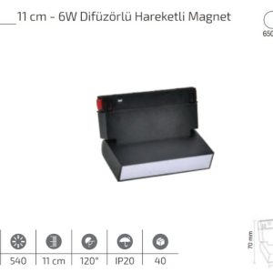 WhatsApp Image 2026-05-09 at 19.16.35 Forlife FL-6601 10W 3200K Opak Difüzörlü Magnet LED Armatür (30 cm)