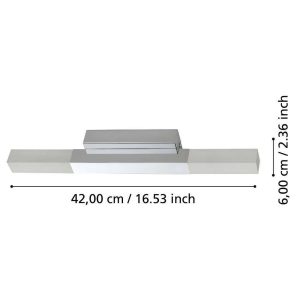 www.ozgurenerjielektrik.com.Eglo 900618 ALCUDIA Krom LED Duvar Aplik Eglo 900618 ALCUDIA Krom LED Duvar Aplik IP44