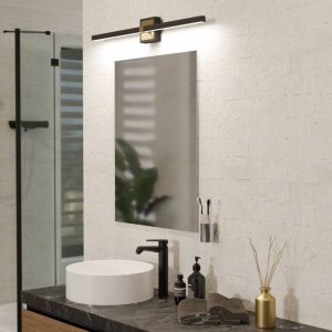 www.ozgurenerjielektrik.com.image_2560 (2) Eglo 900929 PEGUERA Siyah & Fırçalanmış Pirinç LED Duvar Aplik IP44