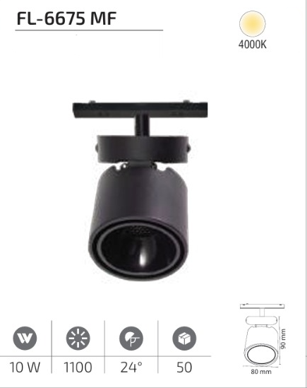 Forlife FL-6675 MF 10W Ray Spot Magfit 4000K